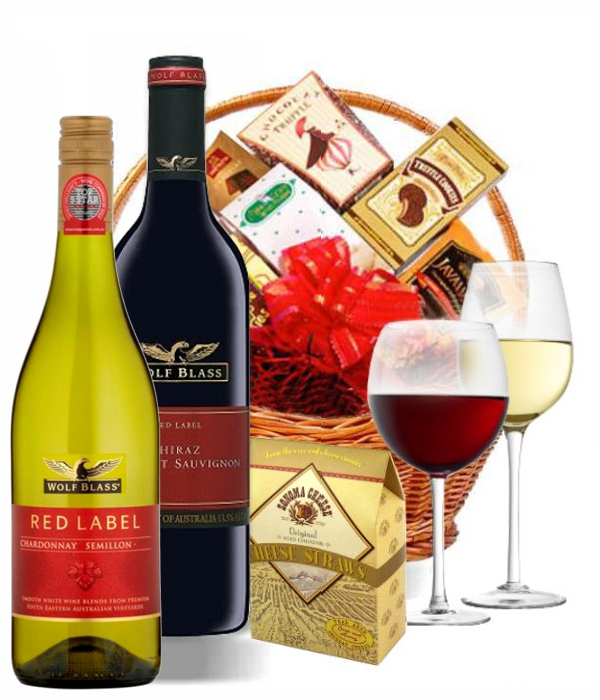 Wine Mother's Day Basket